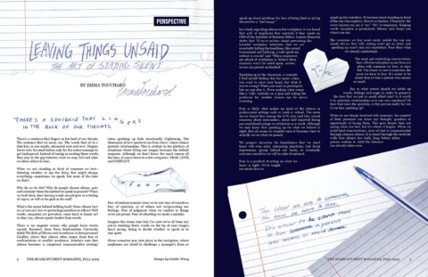 Miami Student Magazine Layout